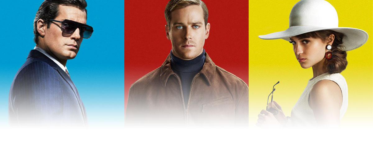 The Man From U.N.C.L.E - Henry Cavill, Armie Hammer and Alicia Vikander
