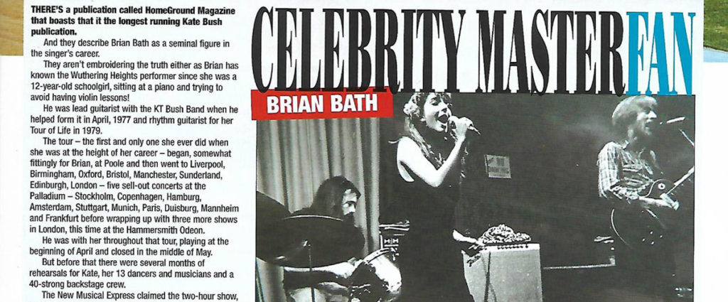 Brian Bath Speedway Star Celebrity Master Fan