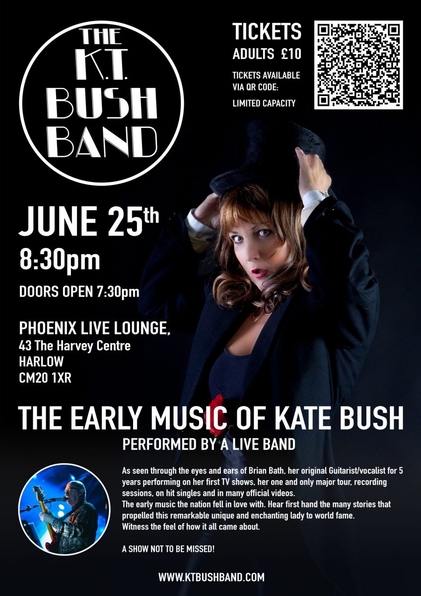 The KT Bush Band – Live at Harlow – 25 June 21