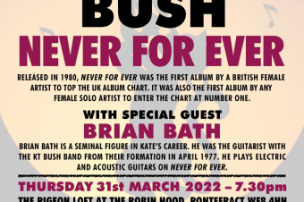 Brian’s Guest Appearance on Kate Bush:Never For Ever – 31st March